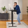 ErGear Bureau Assis Debout Électrique,Cadre Bureau Assis Debout avec 4 mémoires de contrôle jusqu'à 118cm, Cadre Seulement