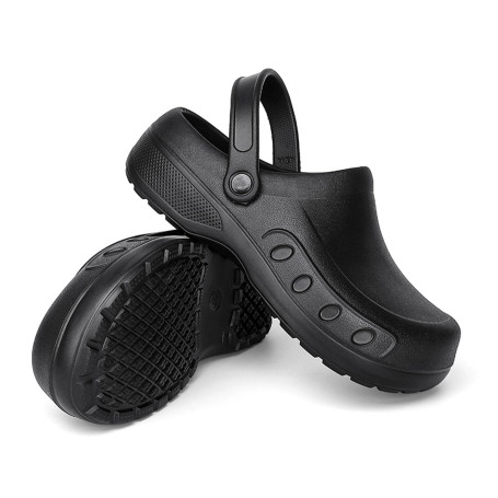 MEIAGDT Sabots de Chef pour Hommes, Chaussures de sécurité antidérapantes, imperméables et résistantes à l'huile, adaptés à la R