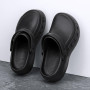 MEIAGDT Sabots de Chef pour Hommes, Chaussures de sécurité antidérapantes, imperméables et résistantes à l'huile, adaptés à la R