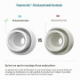 [3 paires]Embouts pour Airpods Pro et Airpods Pro 2 Avec Trou de Réduction du Bruit,Embouts en Silicone Airpods Pro Avec Boîte d