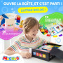 Magneo® Blocs Magnétiques 120 Pièces (2 Voitures) – Construction Enfant dès 3 Ans – Jeu Créatif avec Magnetic Tiles – Blocs Aima