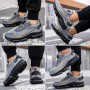GUDECIUS Chaussures de Sécurité Hommes Légère Chaussures de Travail Respirantes Basket Securite Embout en Acier Mode Confortable