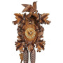 Eble 38-07-12-80 Horloge à coucou mécanique en bois véritable de la Forêt-Noire Certificat VD Trioiseau 39 cm