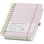 Cahier A5,Cahier Spirale a5,Carnet de notes,Bloc Note,Carnet Spirale,Ligné,HOMEMARS, 240 Pages, 100 g/m², 14,8 x 21 cm, Rose, Co