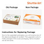Shuttle Art Crayon Papier, Paquet de 350 Crayon HB, Pré-Taillés en Bois avec Gomme pour une Ecriture Douce pour le Dessin, le Cr