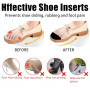 2 Paires Inserts De Remplissage D'orteils Unisexes Respirants Et Doux,D'inserts de Rembourrage D'orteils pour Chaussures Lâches,