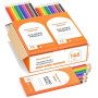 Shuttle Art 144 Crayon de Couleurs, 12 Couleurs Vibrantes, Pack de 12, Pochette Crayon de Couleur Pré-taillé, Fournitures Scolai
