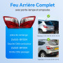 Convitex Feu Arrière Gauche Droit pour Qashqai/Qashqai+2 I (J10, NJ10) SUV 2010-2014, Pièces de rechange 26555-BR00A/26550-BR00A