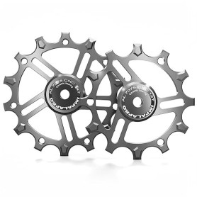 IMPALAPRO - Lot de 2 Galets de Dérailleur Céramique 12T-14T en Aluminium CNC 7075 pour 9-12V