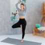 Leafigure Lot de 2 leggings de sport opaques taille haute avec poches pour entraînement, sport, yoga, course à pied | Lot de 2, 