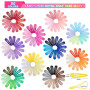 150 Pièces Barrettes à Cheveux, 50 Couleurs, Funtopia, 5 cm, Colorées, avec Étui de Rangement, Antidérapantes, en Métal, pour Fe