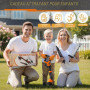 Outils de Jardin pour Enfants 3 en 1 - Débroussailleuse Enfant, Souffleur Enfant & Tronconneuse Enfant, Jouets de Jeu Imaginaire