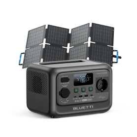 BLUETTI Elite 30 V2 Générateur Portable Urgence avec Panneau Solaire 60W (Expédié Séparément), 288Wh 600W (Puissance de Surcharg