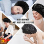 Bonnet Satin Cheveux Nuit, Bonnet Soie Cheveux Nuit Élastique pour Le Soin des Cheveux