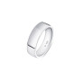 Amberta Alliance pour Homme en Argent Sterling 925 ou Plaqué Or | Bague Homme Argent Massif Poli Pouce Largeur 5 6 8 mm Bague de