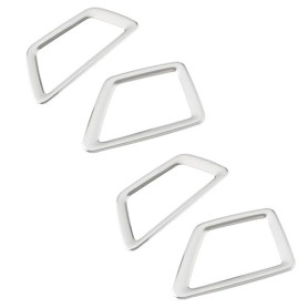 VGOL Lot de 2 Grilles d'aération pour Tableau de Bord de Voiture Compatible avec Peugeot 3008 3008GT 5008 (2017-2021)