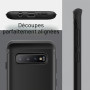 JETech Coque Antichoc pour Samsung Galaxy S10, Étui Housse Double Protection Robuste avec Choc-Résistible (Noir)
