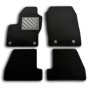 Tapis de Sol pour Ford Focus III de 2011-2018 Fix Rond sur Mesure, antidérapant, Talonnette en Caoutchouc renforcé