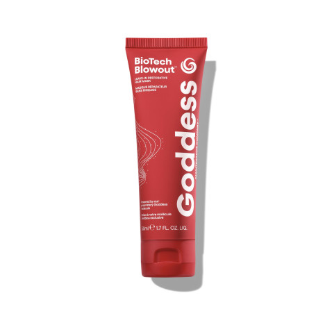 Masque capillaire sans rinçage pour cheveux abîmés (50 ml) – protection thermique BioTech jusqu’à 230°C avec molécule Goddess – 