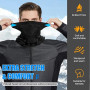 ENONEO Cache Cou Homme Sport Respirant Masque Tour de Cou Moto Femme Hiver Coupe-Vent Cache Nez Ski Balaclava Multifonctionnelle