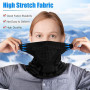ENONEO Cache Cou Homme Sport Respirant Masque Tour de Cou Moto Femme Hiver Coupe-Vent Cache Nez Ski Balaclava Multifonctionnelle