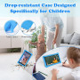 SANNUO Tablette Enfants 7 Pouces Android Tablette Éducative Enfant avec Écran HD, 8Go RAM+64Go ROM(TF 256Go), Contrôle Parental,