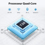 Tablette 10 Pouces, Tablette Android 15 avec Étui, Unisoc T30 Quad-Core, 18 GO RAM + 128 GO ROM + 1 TO TF, Écran HD IPS 1280x800