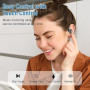 Conyat AI Ecouteur Traducteur Instantané, 58H Bluetooth 5.4 Ecouteurs sans Fil Open Ear avec 164 Langues, 3 en 1 Écouteur Traduc