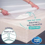 SWEET NIGHT - Protège-Matelas 140x190 cm Imperméable - Alèse Lavable en Machine 90°C - Respirant & Silencieux - Forme Drap-Houss