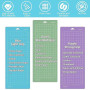 Lot de 6 tapis de découpe pour Cricut Joy 4,5" x 12" + 4,5" x 6,5" Variety Grip Tapis de coupe Accessoires de rechange pour mach