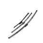 Kit de 3 Balais d'Essuie-Glace pour Volkswagen Golf VII (7) 2012-2020 - Fixation Slim Push Button 16mm - Pack Complet Avant et A