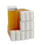 EpilWax - Roll On Cire Epilation au Miel - Jambes, Aisselles, Corps - Facile à étaler et à Retirer - Lot de 12 Recharges/Cartouc