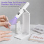 AOOHA Portatif Lampe UV Ongles Gel avec Support,Mini Rechargeable Lampe UV Sèche Ongles avec Affichage LED,Mini Lampe UV LED,Séc