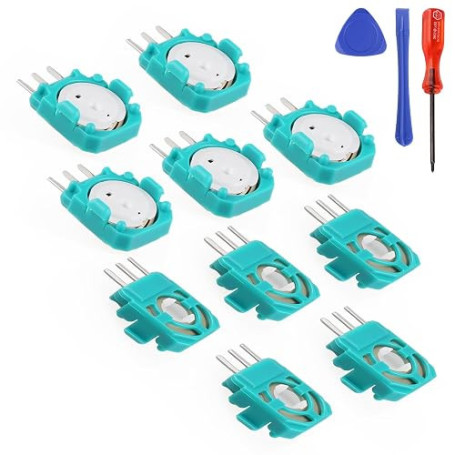 10 Pièces Potentiomètre Module Joystick pour PS5 Module DualSense Edge 2K3Ω de Remplacement Analogique avec Outils Ouverture Kit