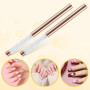 Piriuuo 2 pinceaux gel brosse avec couvercle accessoires ongles poignée diamant