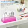 CGBE 10 Pièces Embout Ponceuse : 3/32 Pouces Embout Ponceuse Ongles Depose - Professionnels Forets à Ongles avec Boîte de Rangem