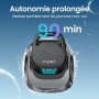 AIPER Scuba SE Robot Piscine, Aspirateur Piscine sans Fil, Autonomie de 90 Minutes, Nettoyage Automatique avec Fonction Auto-Sta