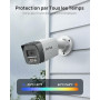 ANNKE 3K 8CH PoE Kit Caméra de Surveillance Extérieure, Kit Vidéo Surveillance avec 2To 4K NVR et 8 X 3K Caméra IP PoE avec Audi