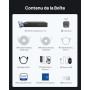 ANNKE 3K 8CH PoE Kit Caméra de Surveillance Extérieure, Kit Vidéo Surveillance avec 2To 4K NVR et 8 X 3K Caméra IP PoE avec Audi