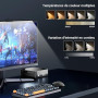 Meisax LED Lampe Écran PC, USB Monitor Light Bar avec Contrôle Tactile, 5 Luminosité et Température de Couleur Réglable, Soins O