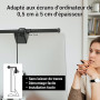 Meisax LED Lampe Écran PC, USB Monitor Light Bar avec Contrôle Tactile, 5 Luminosité et Température de Couleur Réglable, Soins O