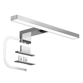 DEELUX Lampe Miroir LED Salle de Bain Avec Interrupteur, 30CM 500LM 5W Luminaire Salle de Bain 6000K Blanc Froid 230V, Applique