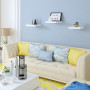 WOLTU Étagère Murale, Étagère Suspendue, Étagère Flottante en MDF, Lot de 3, Blanc, pour Salon, Cuisine, Chambre, Salle de Bain