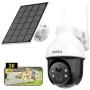 aosu 3K Caméra Surveillance WiFi Exterieure sans Fil, 5MP Camera Exterieur Solaire, 360° PTZ Suivi Automatique, Détection IA Per