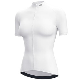 Lo.gas Maillot de Cyclisme Femmes Manches Courtes,Vêtements de Cyclisme Femme Respirant avec Poches Arrière