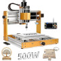 LUNYEE 3018 PRO MAX 500W Fraiseuse CNC All-Metal 3 axes Fraiseuse, interrupteurs de fin de course et arrêt d'urgence, 300 x 180