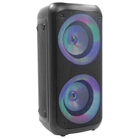 BoomTone DJ Traveler 400 Enceinte sur Batterie, idéale pour Les DJ Mobiles et Les fêtes privées, Bluetooth, lumière intégrée, US