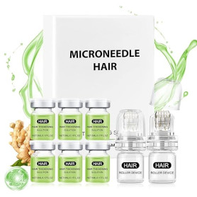 AlphaInfuse Système de croissance des cheveux, solution de repousse des cheveux, solution d'infusion à micro-aiguilles Alpha Inf