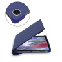 ebestStar - Coque pour Samsung Galaxy Tab A7 Lite 8.7 T220 T225, Etui Rotatif 360, Housse Protection PU Cuir, Bleu Foncé + Verre