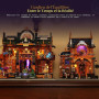 LUMIBRICKS Steampunk Memory Magic Magasin de magie Kit de construction éclairé — 2056 pièces Maison modulaire victorienne fantas